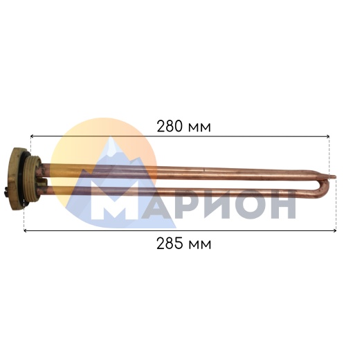 Нагревательный элемент RDT G1-1/4, L280, под анод M6, 2500Вт 230В
